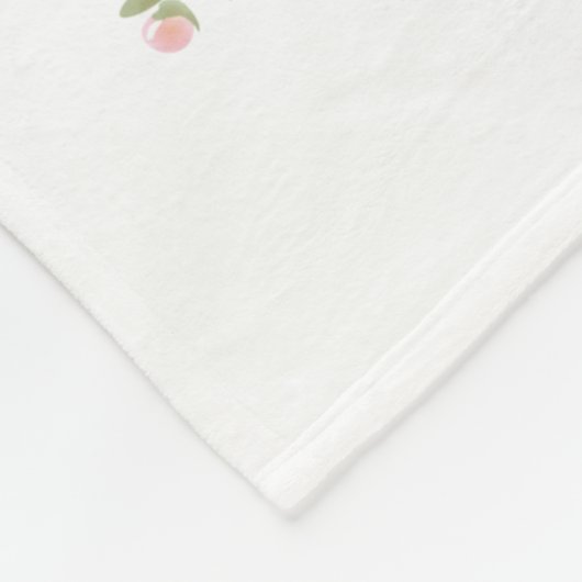 Igel rosa 1 - Aquarell-Design | personalisierbare Fleecedecke (Ecke)