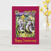 Igel Ruby Wedding Card Karte (Gelbe Blume)