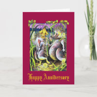 Igel Ruby Wedding Card