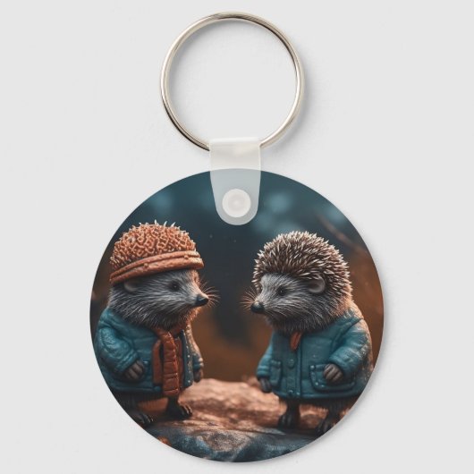 Igel Schlüsselanhänger (Vorderseite)