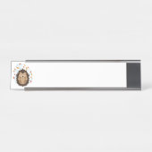 Igel Schreibtischnamensplakette (Vorderseite )