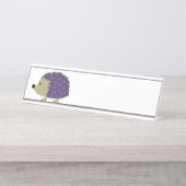 Igel Schreibtischnamensplakette (Vorderseite )