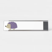 Igel Schreibtischnamensplakette (Vorderseite )