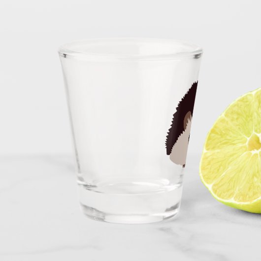 Igel - Schuss-Glas Schnapsglas (Links)