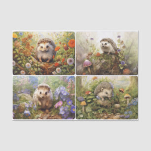 Igel Seidenpapier