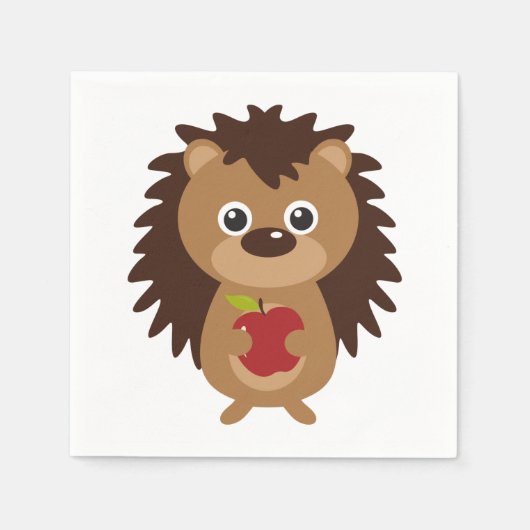 Igel Serviette (Vorderseite)