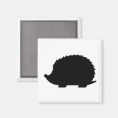 Igel Silhouette Magnet (Vorderseite/Rückseite)