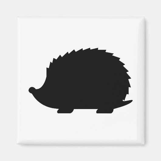 Igel Silhouette Magnet (Vorne)