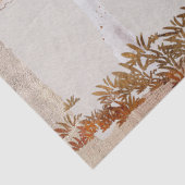 Igel Snail Forest Mushroom Wasserfarbe Seidenpapier (Detail)