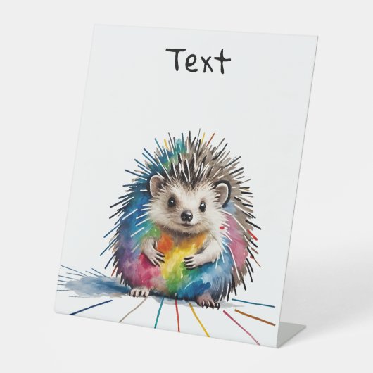 Igel Sockelschild (Vorderseite)