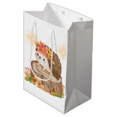 Igel-Sprungkoffer Mittlere Geschenktüte (Vorderseite Schrägansicht)