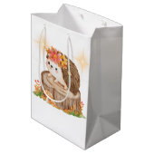 Igel-Sprungkoffer Mittlere Geschenktüte (Rückseite Schrägansicht)