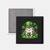 Igel St Patricks Day Süßer Igel Für Kinder Bo Magnet (Vorderseite/Rückseite)