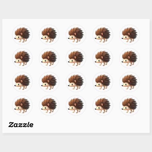 Igel Stickers (Blatt)