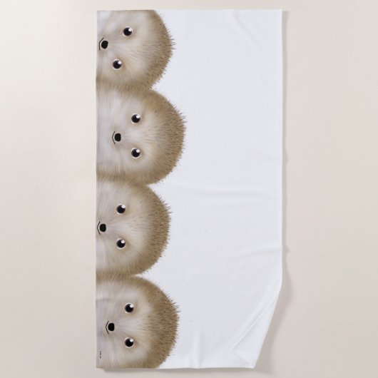 Igel Strandtuch (Vorderseite)