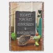 Igel Sunscreen und Margaritas Decke (Vorderseite Vertikal)
