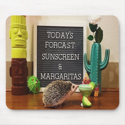 Igel Sunscreen und Margaritas Mousepad (Vorne)