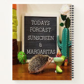 Igel Sunscreen und Margaritas Notizblock (Rückseite)