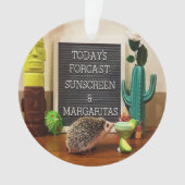 Igel Sunscreen und Margaritas Ornament (Vorderseite)