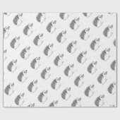 Igel-Tier-Aquarellwald Geschenkpapier (Flach)