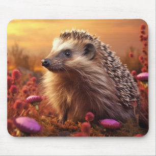 Igel Tierwelt Wildnis Kunst, Dichtung und Musik Mousepad