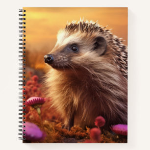 Igel Tierwelt Wildnis Kunst, Dichtung und Musik Notizblock