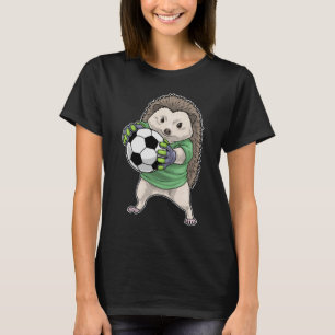 Igel-Torhüter-Fußballsport T-Shirt