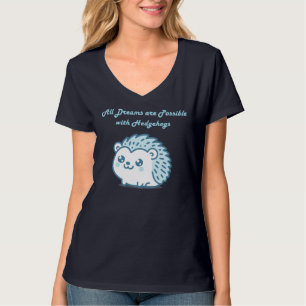 Igel-Traum V-Ausschnitt T-Shirt
