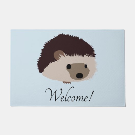 Igel - Tür-Matte Fußmatte (Vorderseite)