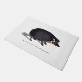 Igel-Türmatte Fußmatte (Schrägansicht)