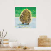 Igel Tush, Süßer Igel Poster (Küche)