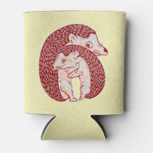 Igel umarmt dosenkühler (Vorderseite)