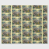 Igel-Umschlagpapier Geschenkpapier (Flach)