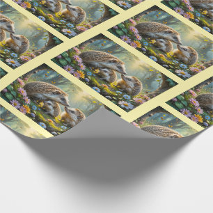 Igel-Umschlagpapier Geschenkpapier