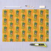 Igel und Ananas-Gewebe Seidenpapier (Handwerk)