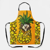 Igel und Ananas-Schürze Schürze (Vorderseite)