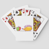 Igel und Apfel Spielkarten (Rückseite)