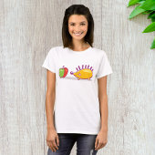 Igel und Apfel T-Shirt