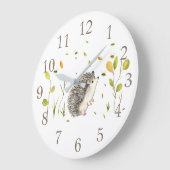 Igel- und Bienenwall-Uhr Große Wanduhr (Winkel)