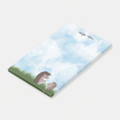 Igel- und Blasen-Anmerkungen Post-it Klebezettel (angewinkelt)