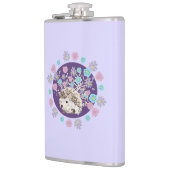 Igel und Blume Flachmann (Links)