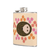 Igel und Blume Flachmann (Links)