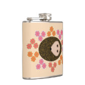Igel und Blume Flachmann (Rechts)