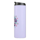 Igel und Blume Thermosbecher (Nach rechts gedreht)