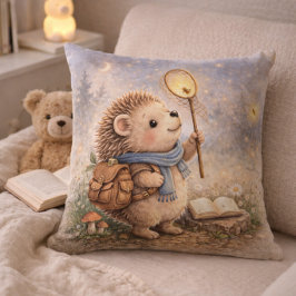 Igel und Glühwürchen Kinderzimmer & Babyzimmer Kissen