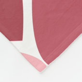 Igel und Herzen Fleecedecke (Ecke)