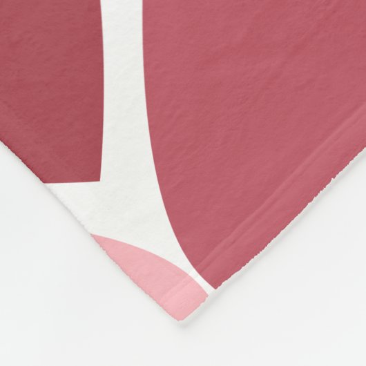 Igel und Herzen Fleecedecke (Ecke)