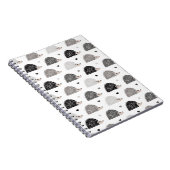 Igel und Herzen Notizblock (Rechte Seite)