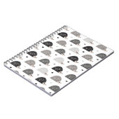 Igel und Herzen Notizblock (Linke Seite)