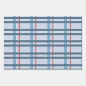 Igel und Kariert Geschenkpapier Set (Vorderseite 2)